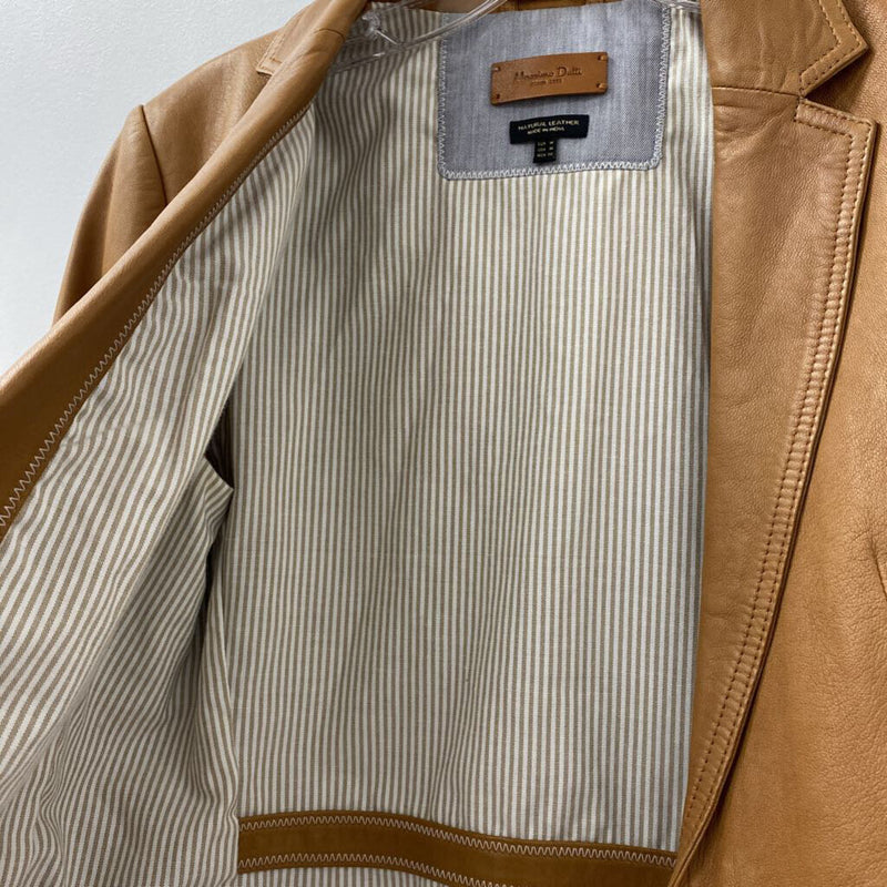 Massimo Dutti WOMEN'S BLAZER/JACKET camel M