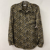 EQUIPMENT WOMEN'S BLOUSE/SHIRT black olive white mix M