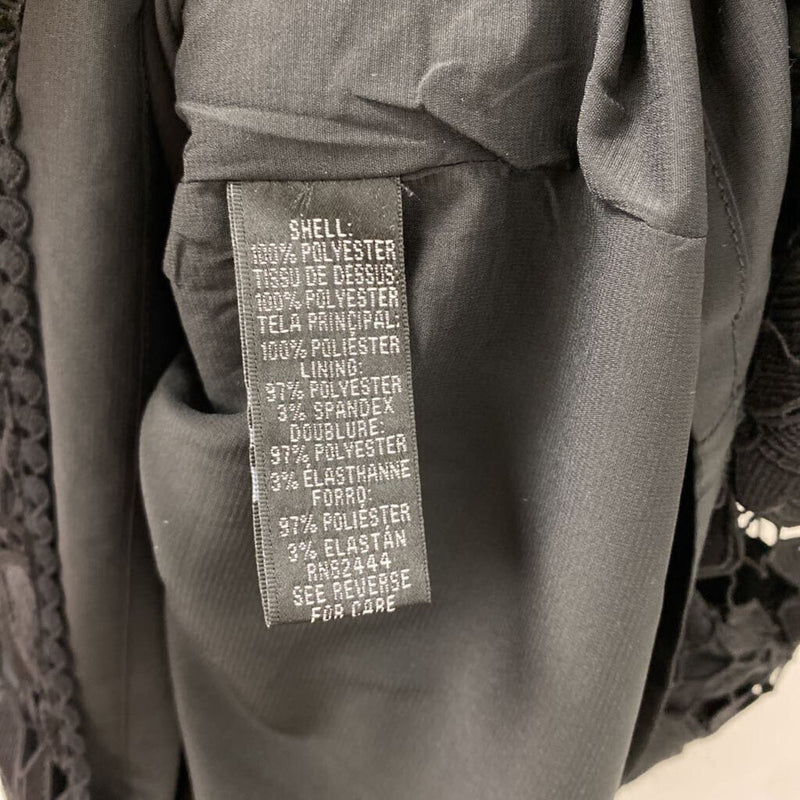 nicole miller collection WOMEN'S DRESS black 10