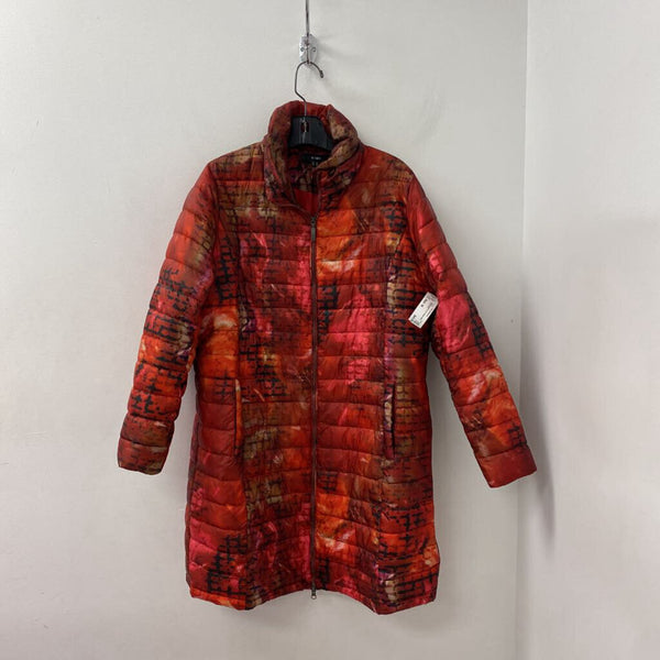 x-two WOMEN'S COAT red orange black 16
