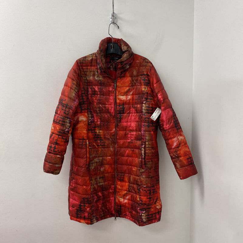 x-two WOMEN'S COAT red orange black 16