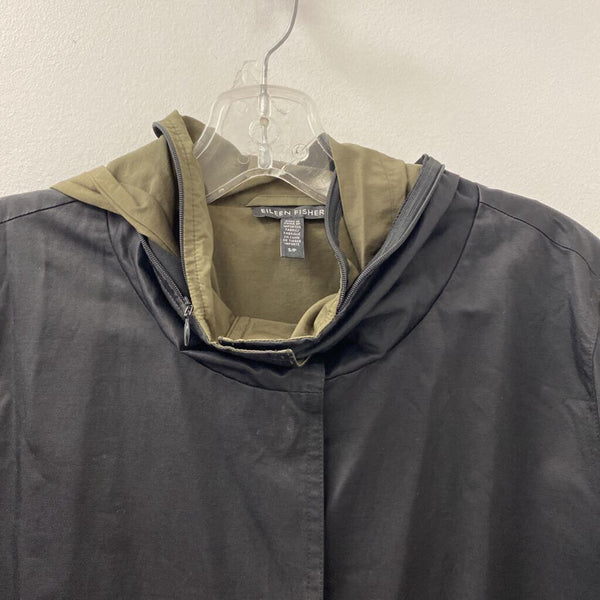 EILEEN FISHER WOMEN'S COAT black S
