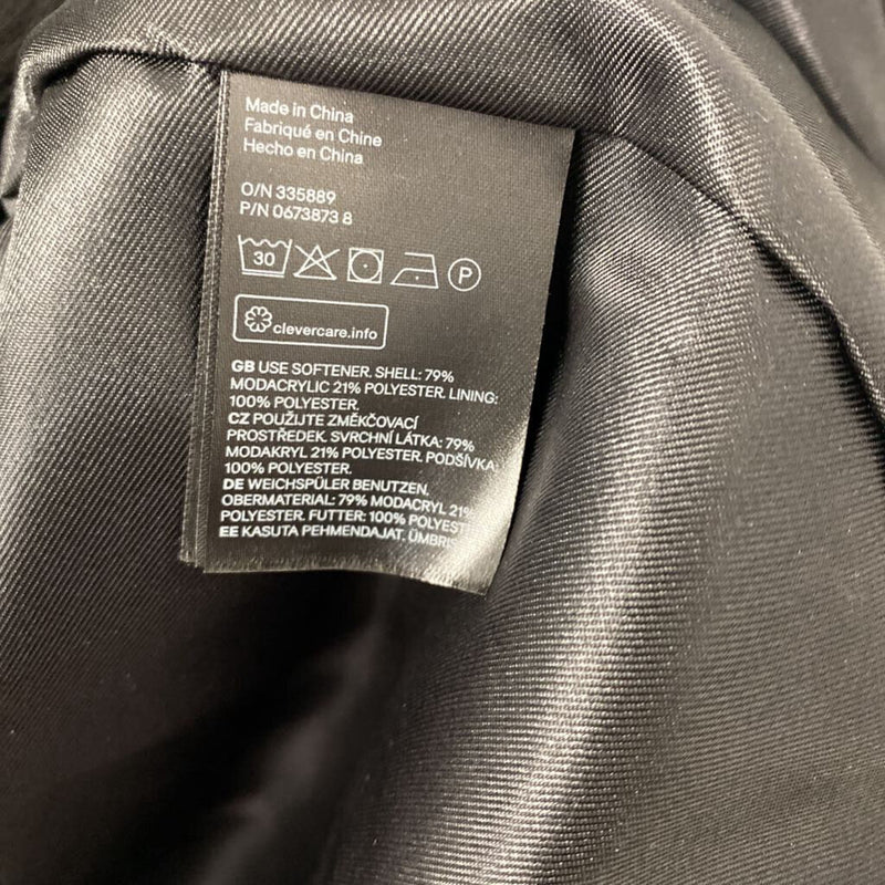 H&M WOMEN'S COAT black 6