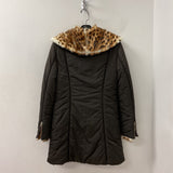 SCERVINO WOMEN'S COAT chocolate brown 12