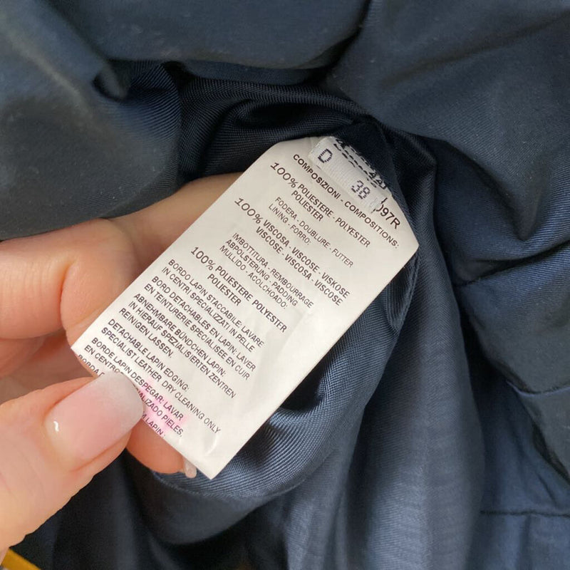 ROBERTA SCARPA WOMEN'S COAT navy 10