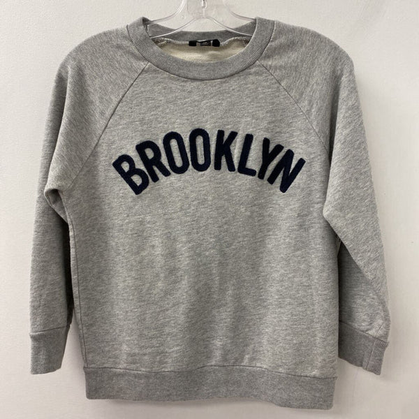 J CREW WOMEN'S SWEATER grey navy mix XS