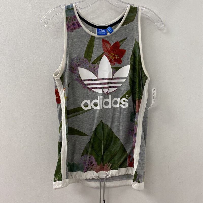 ADIDAS WOMEN'S ACTIVE TOP grey multi mix S