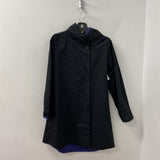 EILEEN FISHER WOMEN'S COAT black blue XS