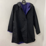 EILEEN FISHER WOMEN'S COAT black blue XS