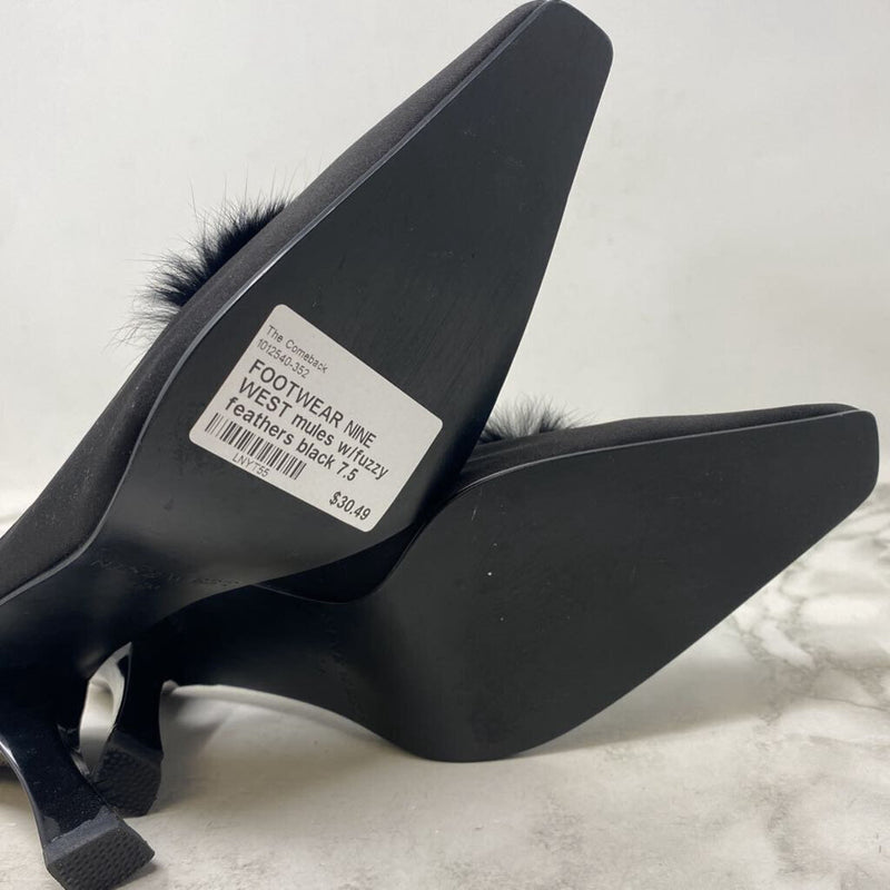 NINE WEST WOMEN'S FOOTWEAR black 7.5