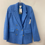 H&M WOMEN'S BLAZER/JACKET blue XS