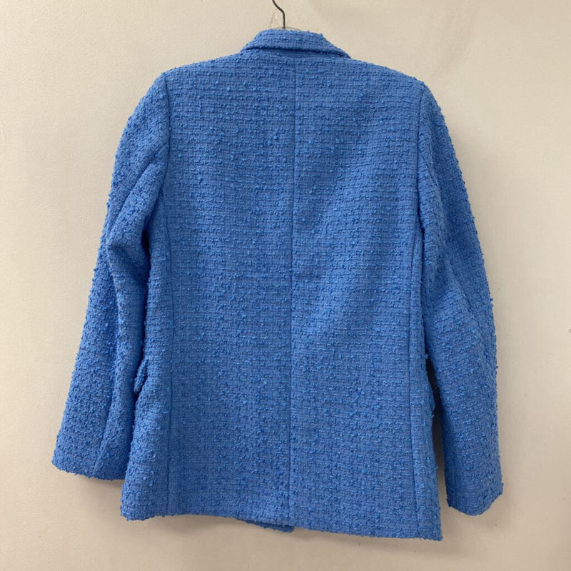 H&M WOMEN'S BLAZER/JACKET blue XS