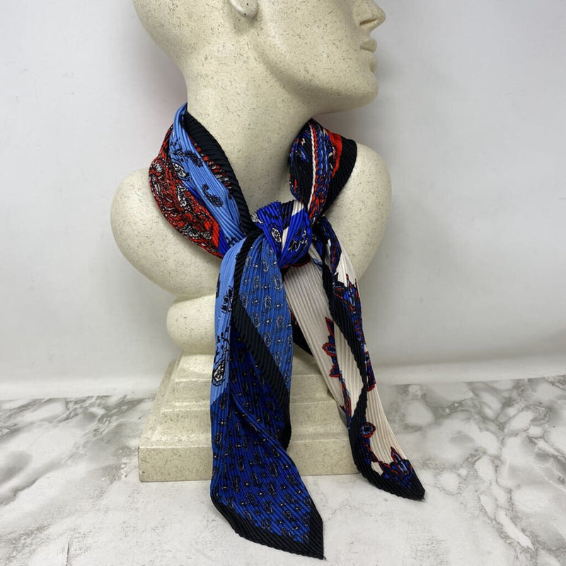 WOMEN'S SCARF/SHAWL blue red black