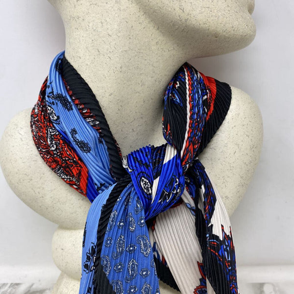 WOMEN'S SCARF/SHAWL blue red black