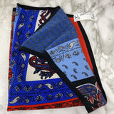 WOMEN'S SCARF/SHAWL blue red black