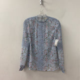 TED BAKER WOMEN'S BLOUSE/SHIRT blue pink multi 2/0