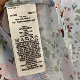 TED BAKER WOMEN'S BLOUSE/SHIRT blue pink multi 2/0