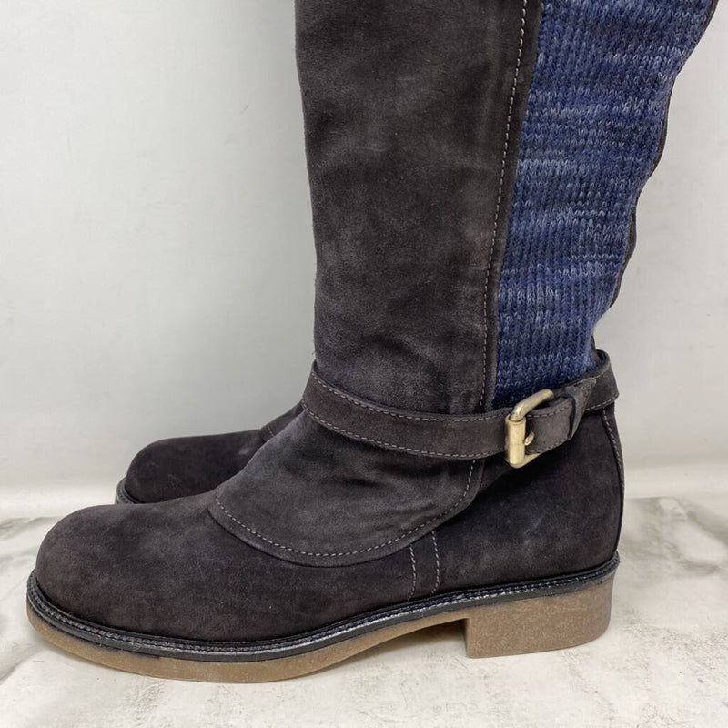 MISSONI WOMEN'S BOOTS grey navy 40