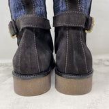 MISSONI WOMEN'S BOOTS grey navy 40