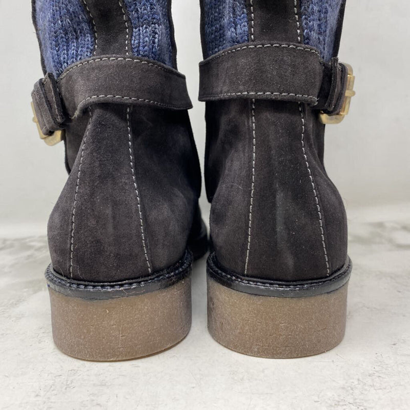 MISSONI WOMEN'S BOOTS grey navy 40