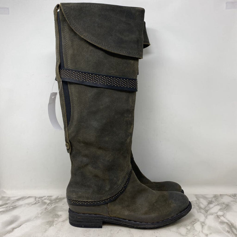 WOMEN'S BOOTS olive black 40