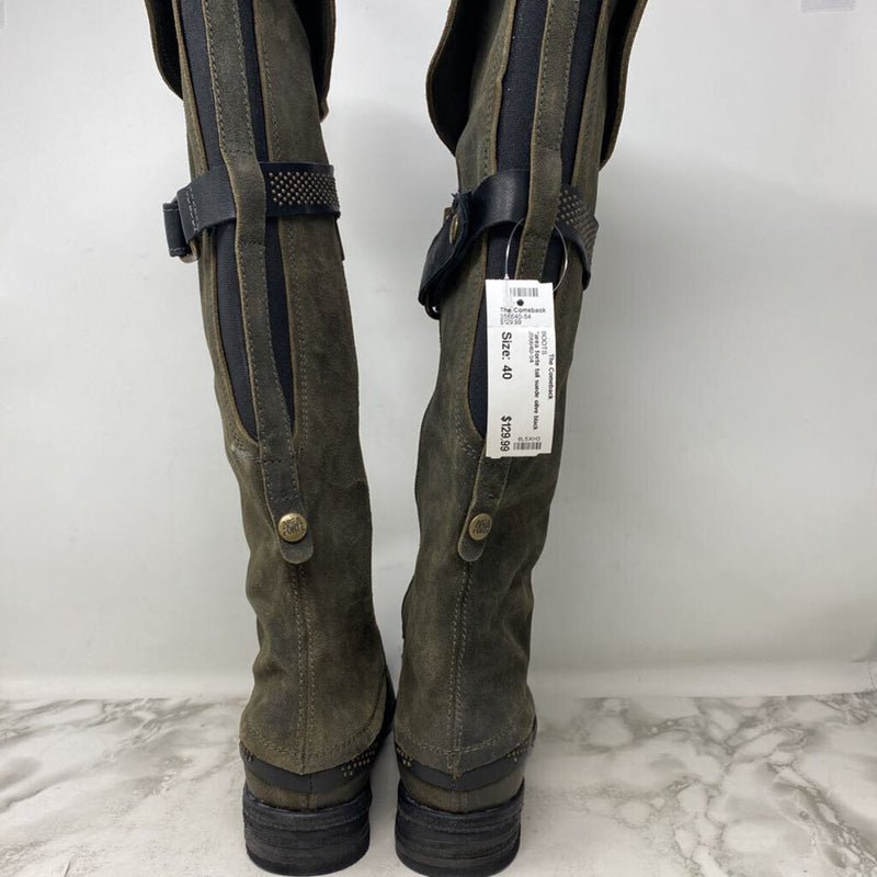 WOMEN'S BOOTS olive black 40