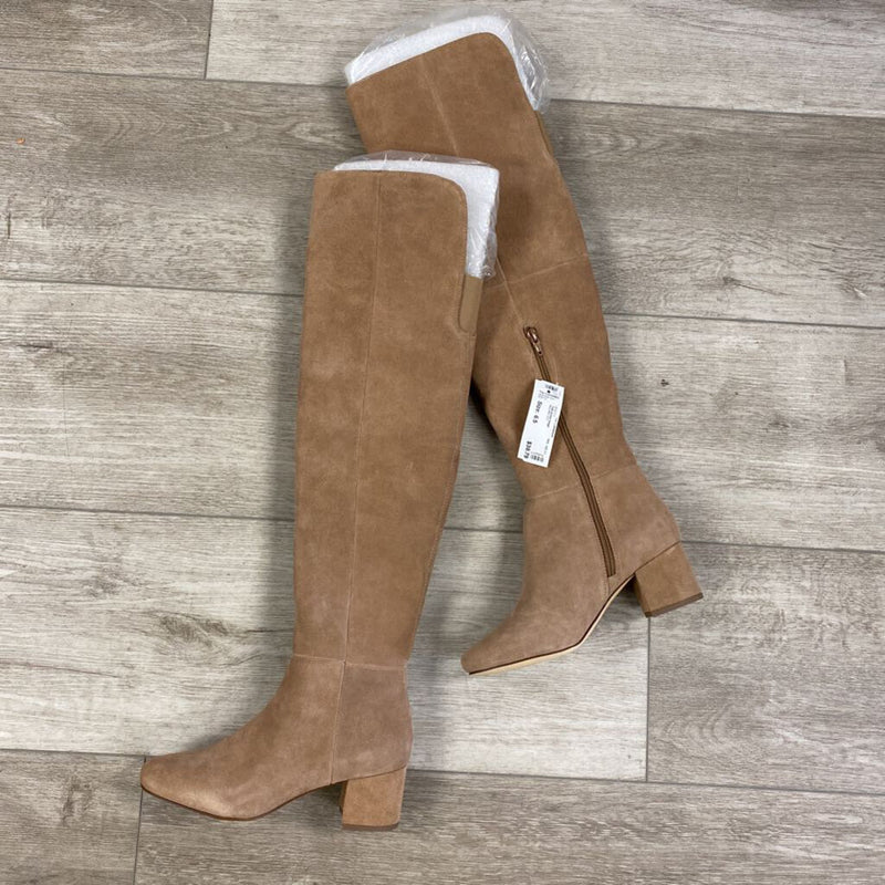 NINE WEST WOMEN'S BOOTS beige 6.5