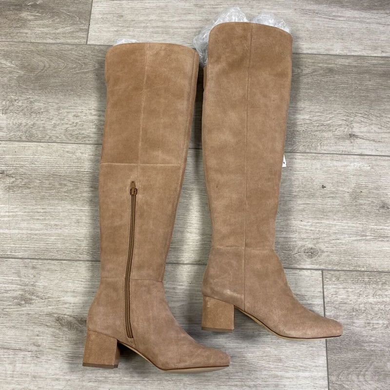 NINE WEST WOMEN'S BOOTS beige 6.5