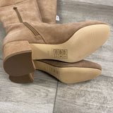 NINE WEST WOMEN'S BOOTS beige 6.5