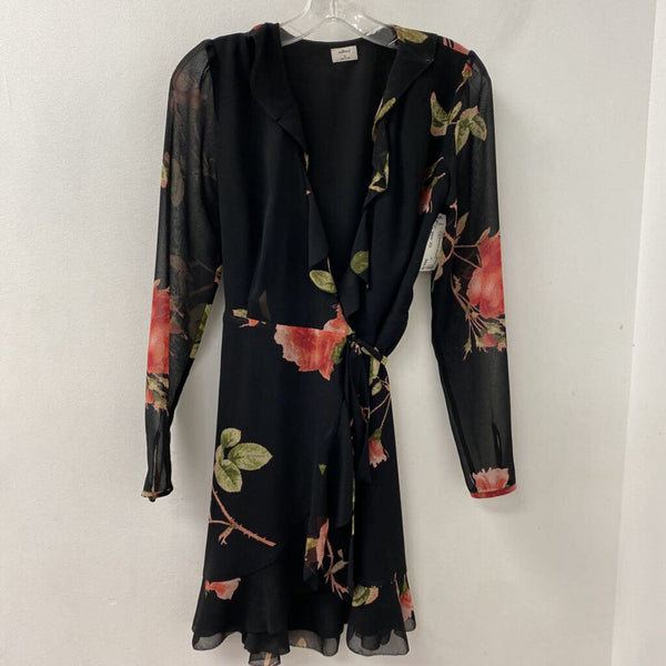 WILFRED WOMEN'S DRESS black pink green XS