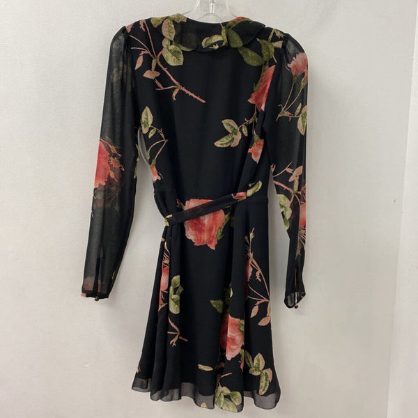 WILFRED WOMEN'S DRESS black pink green XS