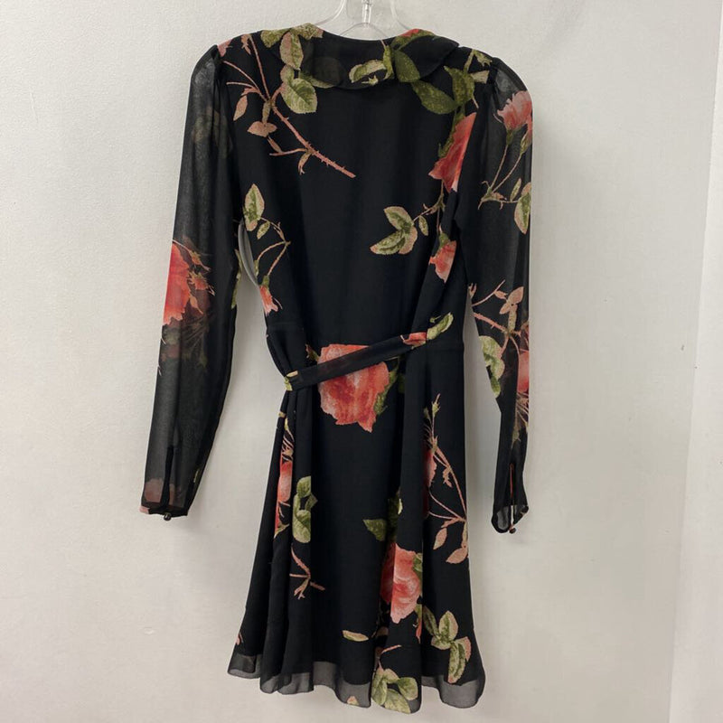 WILFRED WOMEN'S DRESS black pink green XS