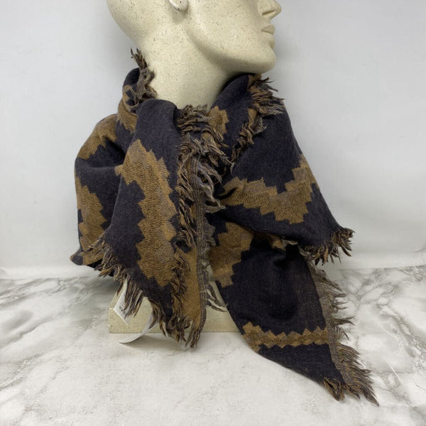 WILFRED WOMEN'S SCARF/SHAWL charcoal brown