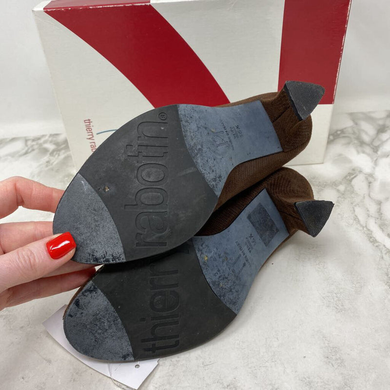 THIERRY RABOTIN WOMEN'S HEELS brown 36.5