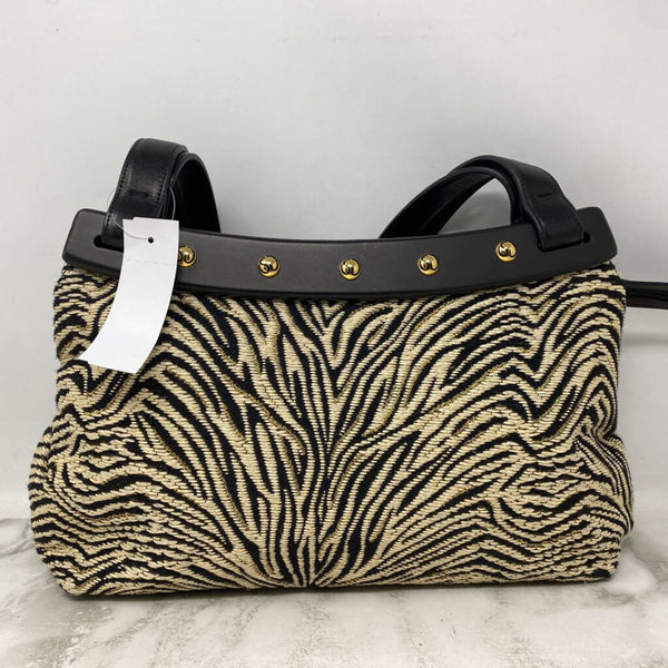 ST JOHN WOMEN'S BAG black beige gold