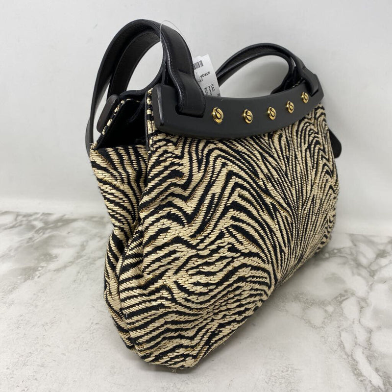 ST JOHN WOMEN'S BAG black beige gold