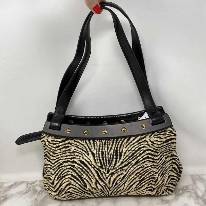 ST JOHN WOMEN'S BAG black beige gold