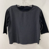 LULULEMON WOMEN'S ACTIVE TOP black white S