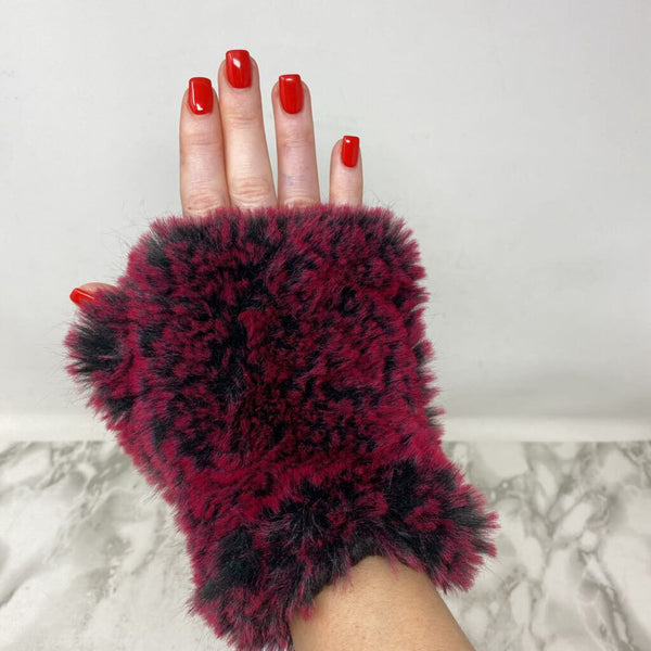 SURELL WOMEN'S GLOVES/MITTS pink black