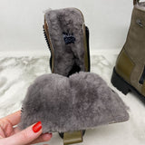 PAJAR WOMEN'S BOOTS WINTER olive grey 41