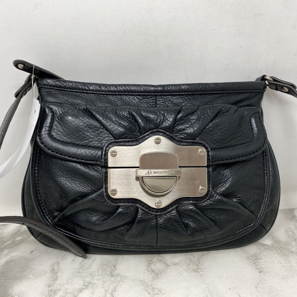 B. MAKOWSKY WOMEN'S BAG black silver