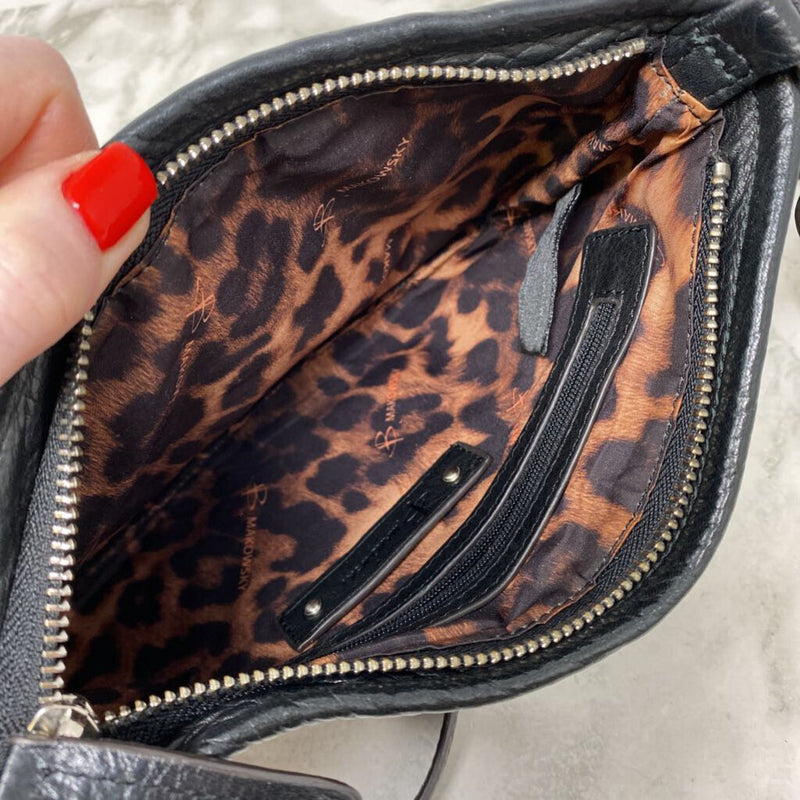 B. MAKOWSKY WOMEN'S BAG black silver