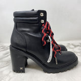 SAM EDELMAN WOMEN'S BOOTS black red 8