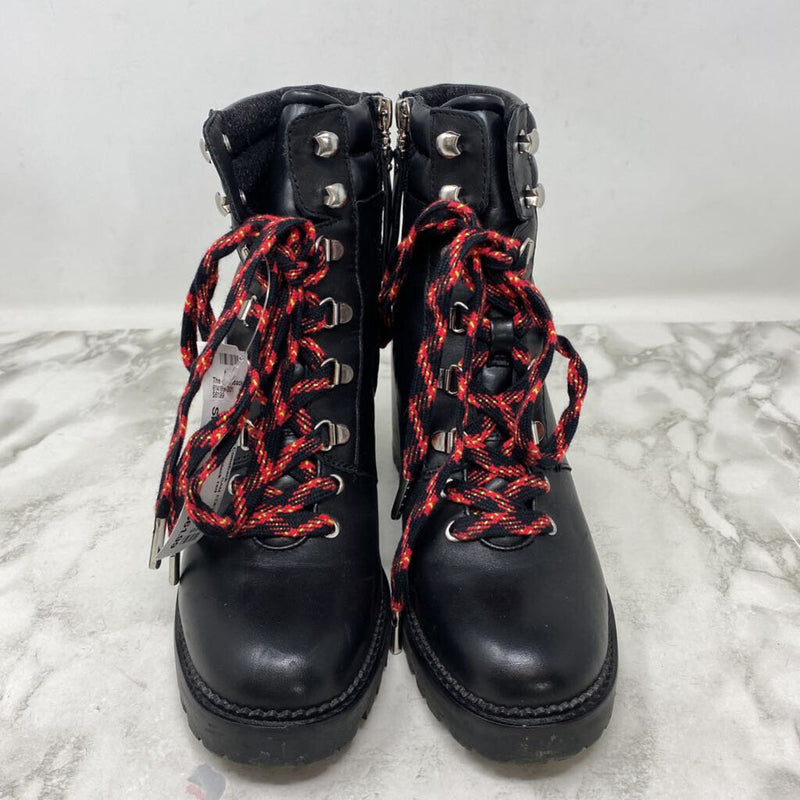SAM EDELMAN WOMEN'S BOOTS black red 8