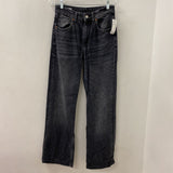 ZARA WOMEN'S JEANS black 4