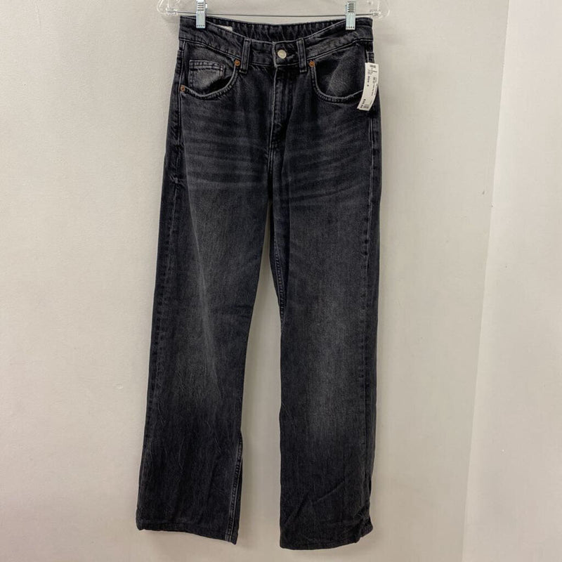 ZARA WOMEN'S JEANS black 4