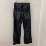 ZARA WOMEN'S JEANS black 4