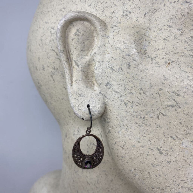 925 WOMEN'S EARRINGS silver purple