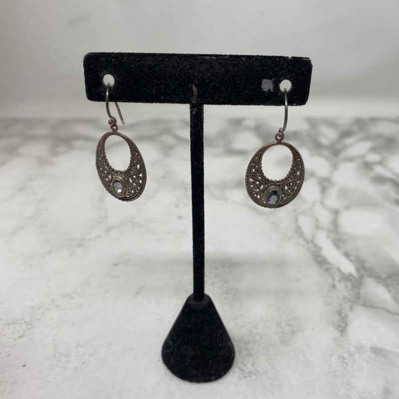 925 WOMEN'S EARRINGS silver purple