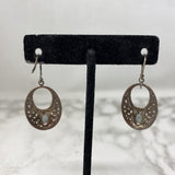 925 WOMEN'S EARRINGS silver purple